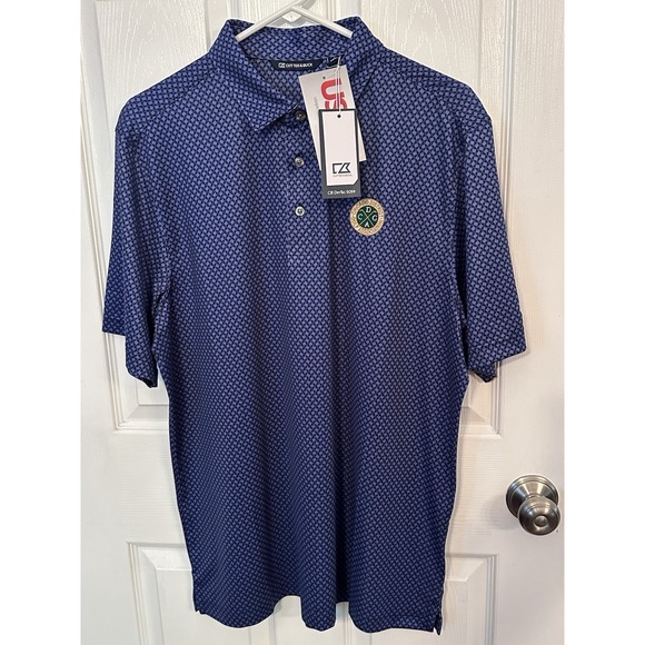 New Cutter & Buck Polo Shirt Men's Large Chicago District Golf Association USGA - Picture 1 of 11